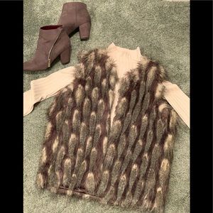 Faux Fur French Connection Vest
